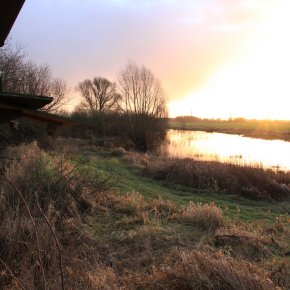Sonnenuntergang in der Emmericher Ward