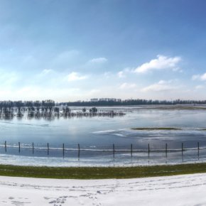 The Emmericher Ward in winter